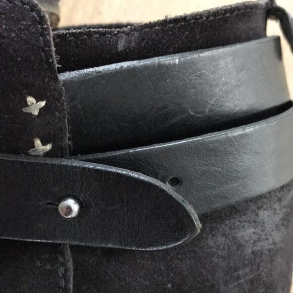 Rag & Bone Harrow Boots black suede 38.5 - Picture 12 of 13